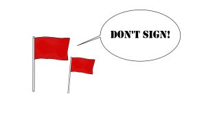 Red Flag Don't Sign