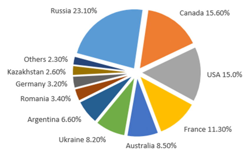 Top Wheat Export Suppliers