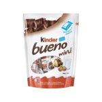 Premium Kinder Bueno Mini Bite-Sized Chocolate Wafer Bars – Original Ferrero Brand, Hazelnut Filled Milk Chocolate Snacks