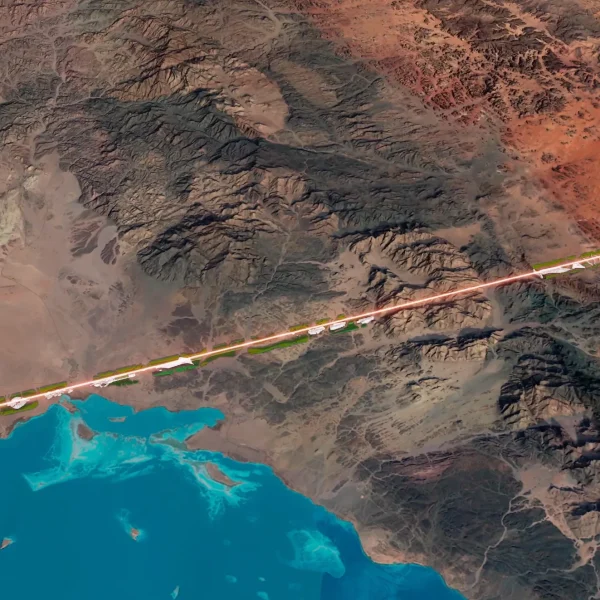 Construction Materials Supply Chain for The Line