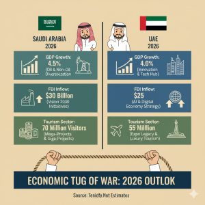 Saudi vs UAE the 2026 Economic Tug of War