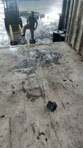 containers were old damage