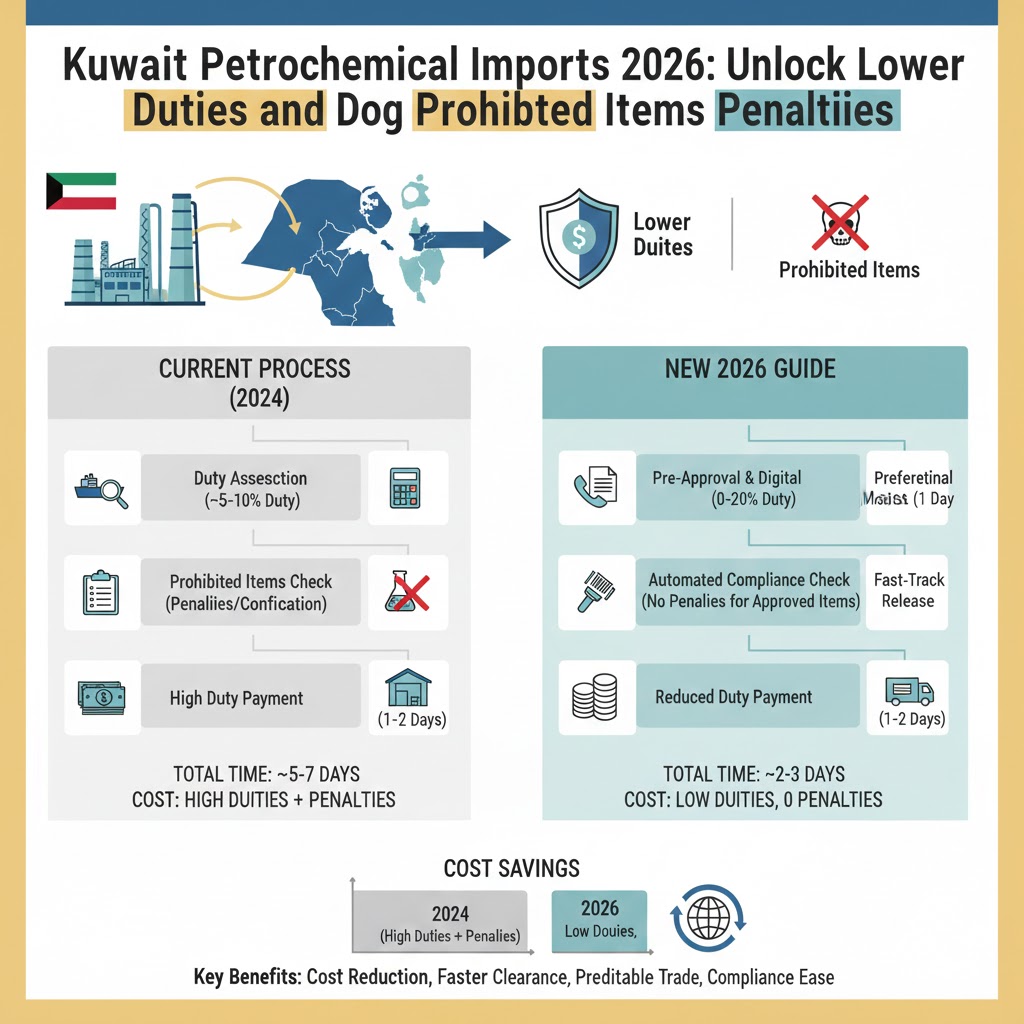 Kuwait Petrochemical Imports 2026 Unlock Lower Duties and Dodge Prohibited Items Penalties