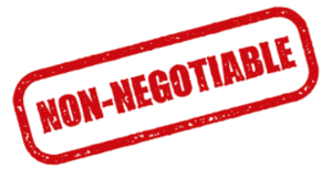 Non-Negotiable