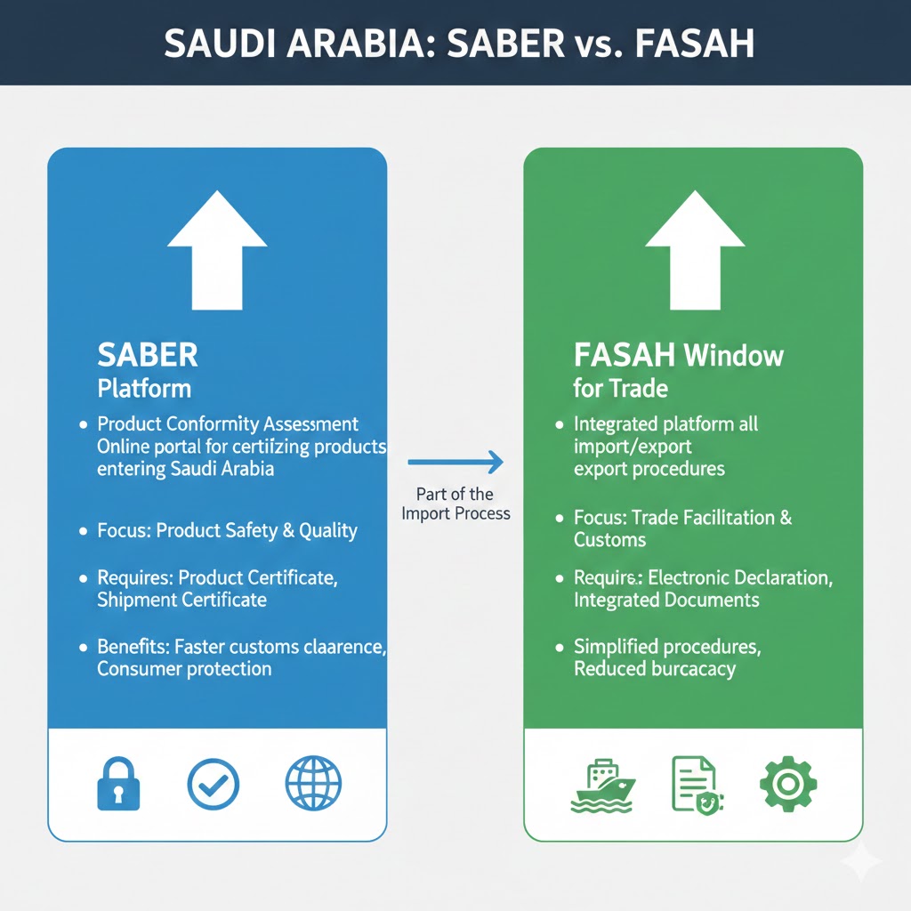 Saudi Arabia SABER vs. FASAH
