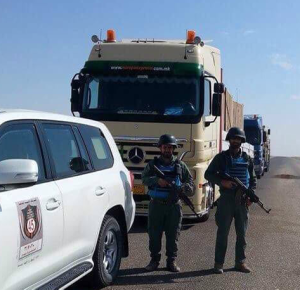 Security Escort for Iraqi Logistics