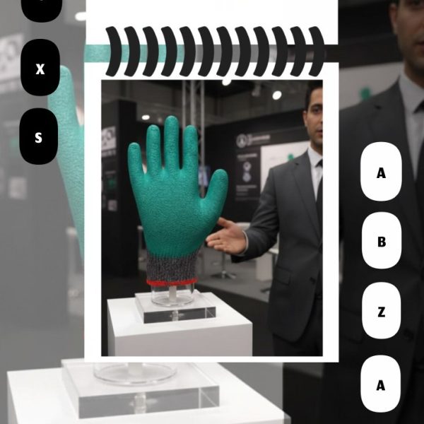 Tough-Grip Cut-Resistant Work Gloves – Level 4 Protection with Natural Crinkle Latex