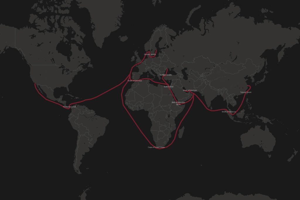 Persian Gulf-to-Caribbean corridor
