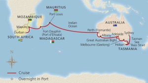 Australia-Africa route