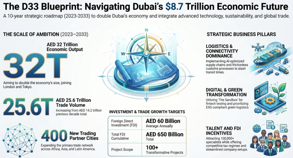 The D33 Blueprint Mastering Dubai’s $8.7 Trillion Economic Future