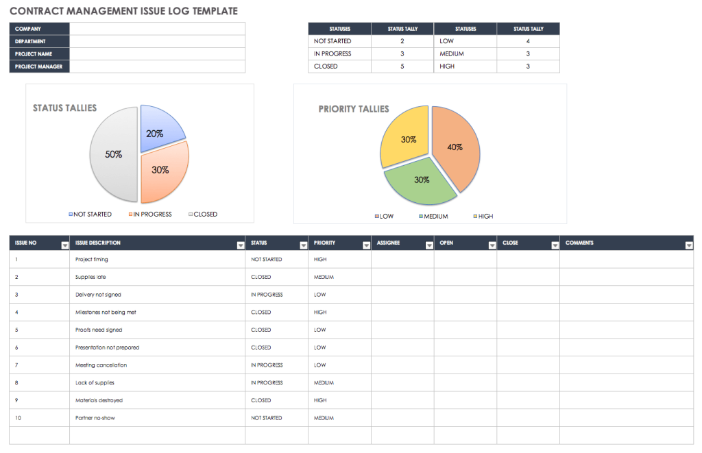 Excel for Government Contracts