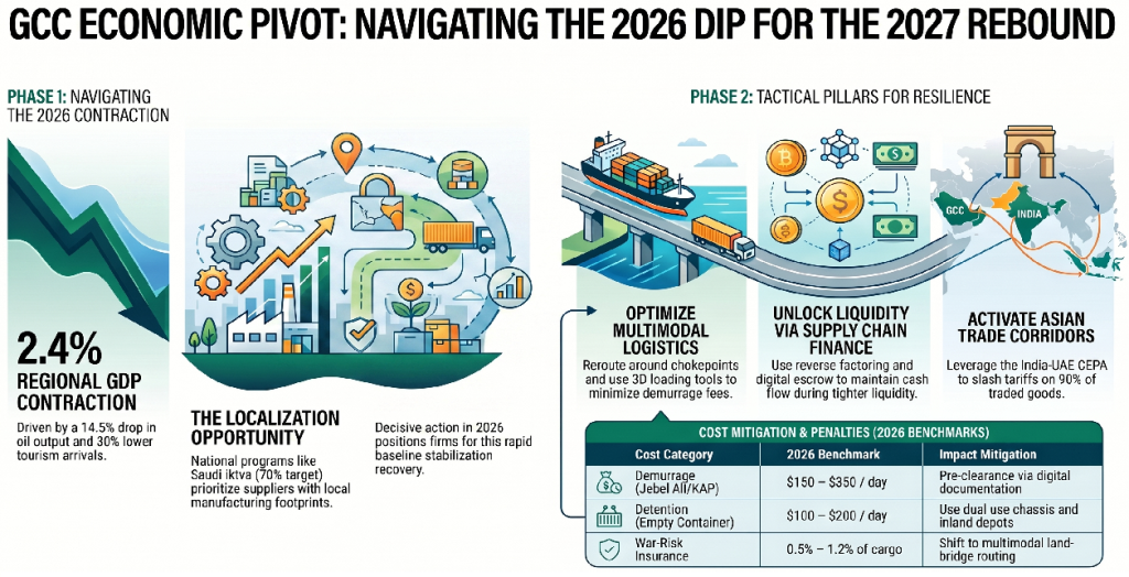 GCC Economic Pivot Infographic