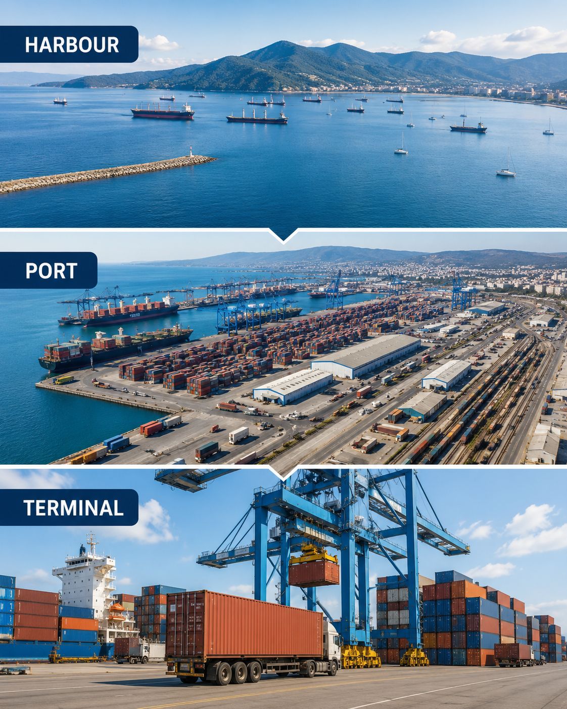 Port Vs Terminal