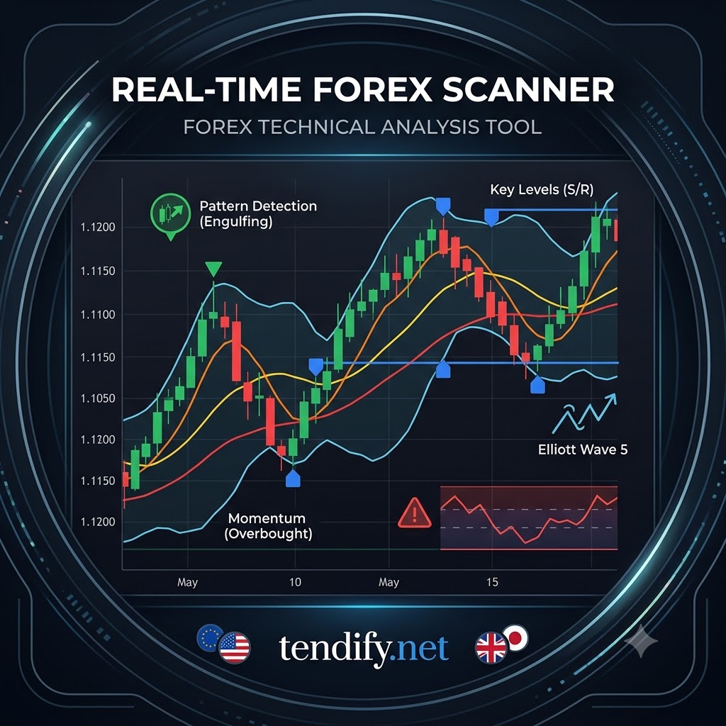 Real-Time Forex Technical Analysis Tool