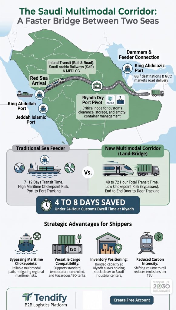Saudi Multimodal Corridor Logistics