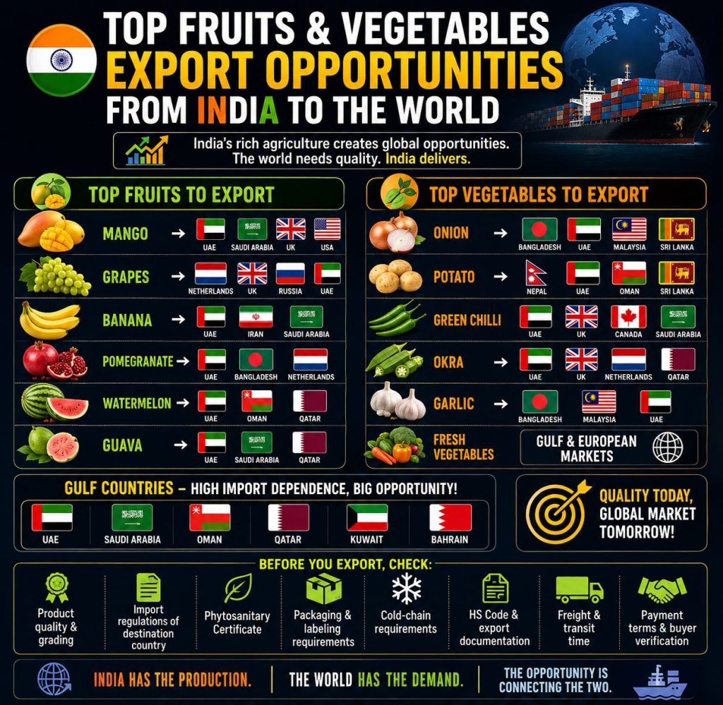India Fresh Produce Export